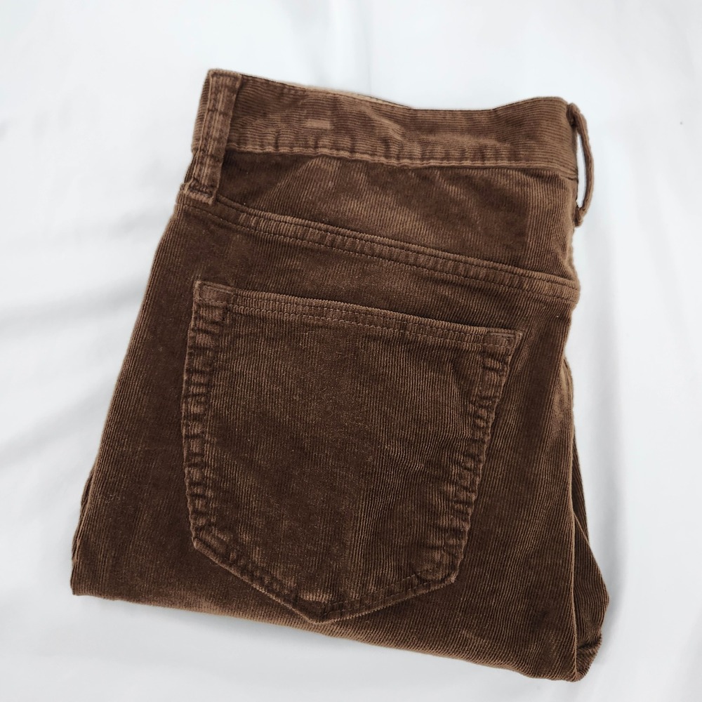 Banana Republic Mens Brown Travel Slim Corduroy Pants 33x32 Old Money Preppy